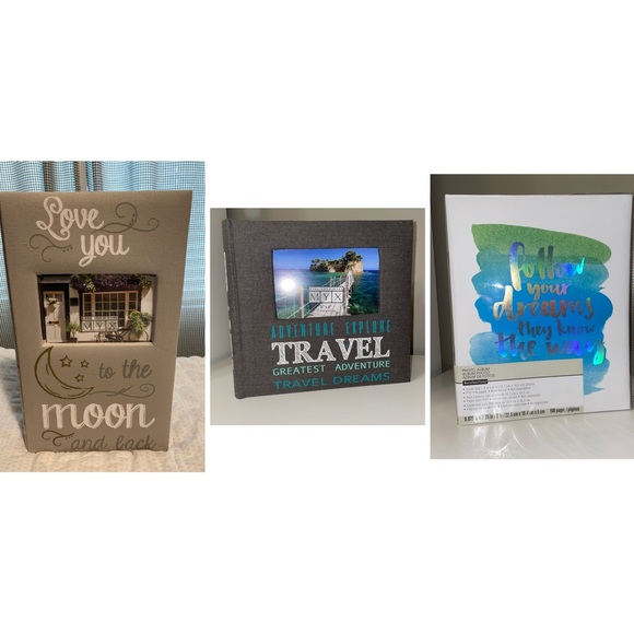 3 Photo Albums - (2 NEW) - Picture 1 of 15